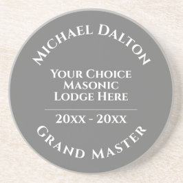 Grand Master Masonic Getränkeuntersetzer