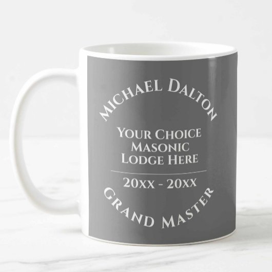 Grand Master Masonic Kaffeetasse