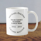 Grand Master Masonic Kaffeetasse
