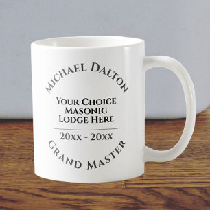 Grand Master Masonic Kaffeetasse