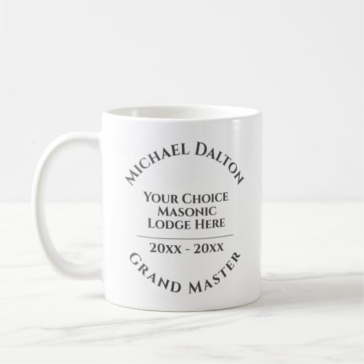 Grand Master Masonic Kaffeetasse (Links)
