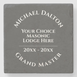 Grand Master Masonic Steinuntersetzer