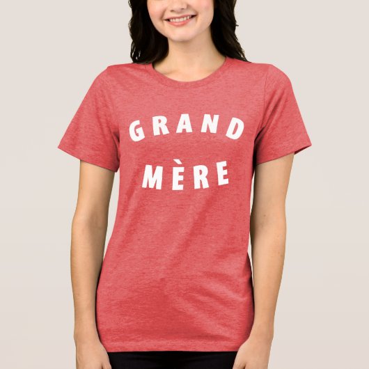 Grand-Mère / Großmutter - T - Shirt des klassische (Vorderseite)