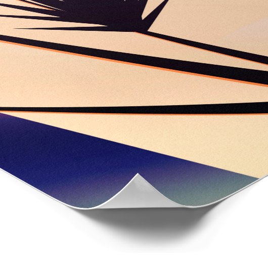 Grand mesa, Colorado Ski Poster. Poster (Ecke)