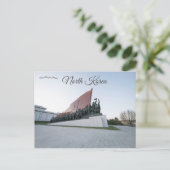 Grand Monument Mansu Hill Pjöngjang Nordkorea Postkarte (Stehend Vorderseite)