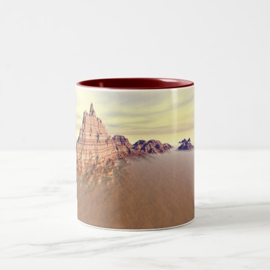Grand Mountain Range Zweifarbige Tasse (Mittel)