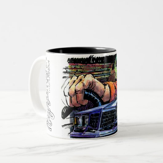 Grand National 1985 Tasse (Vorderseite Links)