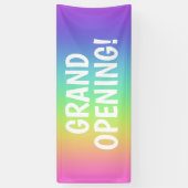 GRAND ÖFFNUNGSRainbow-Banner Banner (Vertikal)