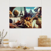 Grand Old Europe Poster (Küche)