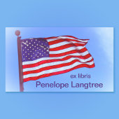 Grand Old Flag Buchzeichen Rechteckiger Aufkleber