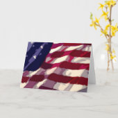 Grand Old Flag Karte (Gelbe Blume)