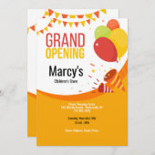 Grand Opening Balloons Einladung (Vorne/Hinten)