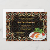 Grand Opening Bed & Breakfast Einladung (Vorne/Hinten)