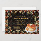 Grand Opening Bed & Breakfast Einladung (Vorne/Hinten)