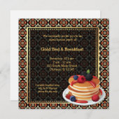 Grand Opening Bed & Breakfast Einladung (Vorne/Hinten)