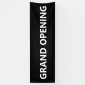Grand Opening Black and White Banner (Vertikal)