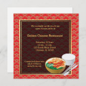 Grand Opening Chinese Restaurant Einladung (Vorne/Hinten)