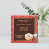 Grand Opening Chinese Restaurant Einladung (Stehend Vorderseite)