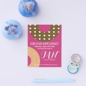 Grand Opening Donut Shop Event Flyer (Einzeln)