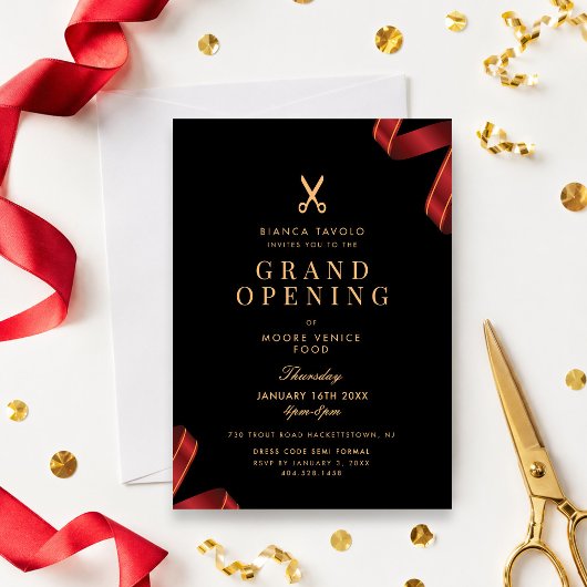 Grand Opening Einladung