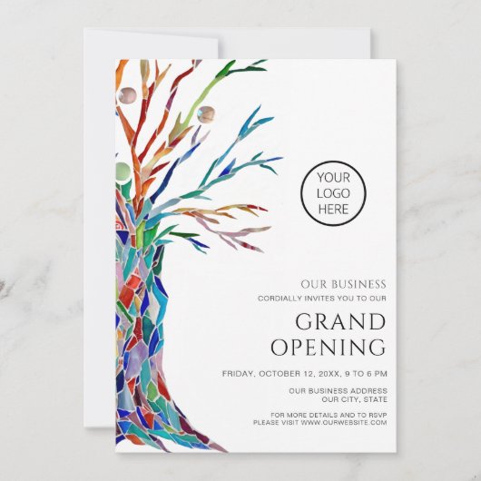 Grand Opening Einladung (Vorderseite)