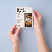 Grand Opening Elegant Editorial Photo Flyer (Gruppe)