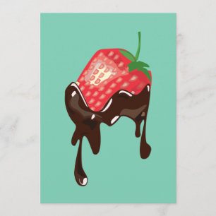 Grand Opening - Erdbeere Einladung