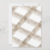 Grand Opening Event White & Gold Elegantes Corpora Einladung (Rückseite)