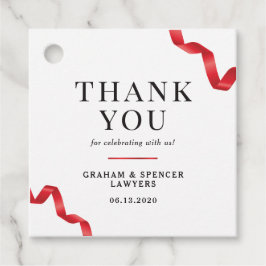 Grand Opening Favor Tag Geschenkanhänger