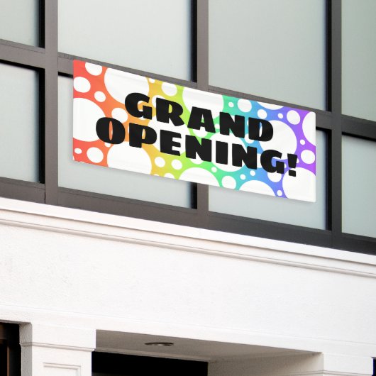 Grand Opening! Fun Rainbow Banner (Äußeres Gebäude)