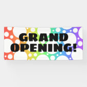 Grand Opening! Fun Rainbow Banner (Horizontal)