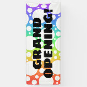 Grand Opening! Fun Rainbow Banner (Vertikal)