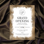 Grand Opening Gold Glitzer Modern Logo Einladung<br><div class="desc">Senden Sie ein individuelles Launch Party lädt zum Start Ihrer neuen Boutique, Salon oder Business mit diesem Gold Glitzer Grand Opening Invitation Design ein. Mit Imitate goldener Glitzer-Rand mit Platz für Ihr Firmenlogo und Veranstaltungsdetails, drucken und / oder senden Sie digital mit der Sofortdownload-Version, Was für eine Möglichkeit, um Ihr...</div>