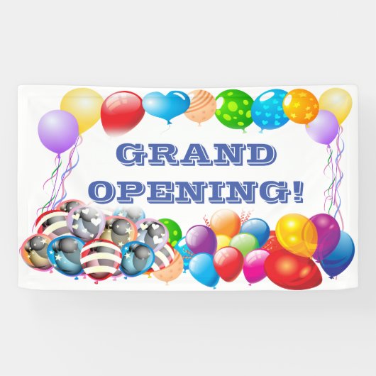 Grand Opening kundenspezifischer Vinyl Banner, 3'  Banner (Horizontal)