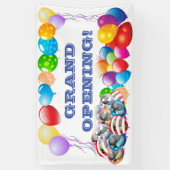 Grand Opening kundenspezifischer Vinyl Banner, 3'  Banner (Vertikal)