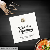 Grand Opening Launch Event Napkins mit Logo Serviette