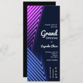 Grand Opening Neon Einladung (Vorne/Hinten)