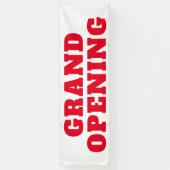 Grand Opening New Business Red Text Big Banner (Vertikal)
