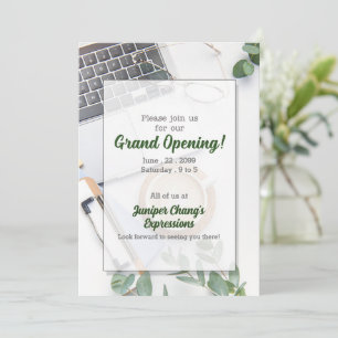 Grand Opening New Office Business Einladung