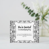 Grand Opening-Party Einladung (Stehend Vorderseite)