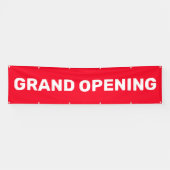 Grand Opening Red Small Business Große Banner (Horizontal)