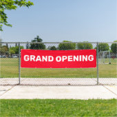 Grand Opening Red Small Business Große Banner (Insitu)