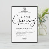 Grand Opening Special Event Einladung (Stehend Vorderseite)