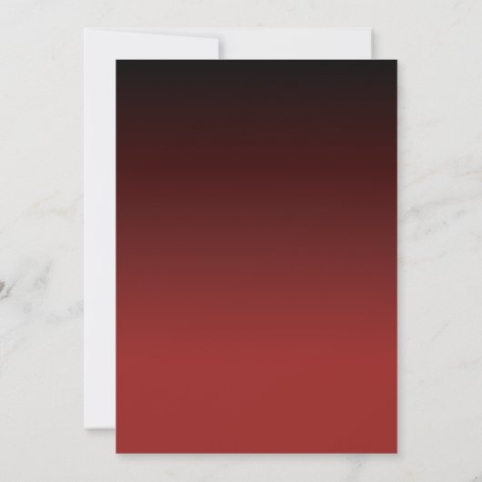 Grand Opening Twinkle Lights Dunkelrot Einladung (Rückseite)