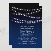 Grand Opening Twinkle Lights Marine Einladung (Vorne/Hinten)