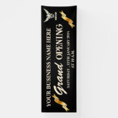 Grand Opening von Black & Gold-Logos Banner (Vertikal)