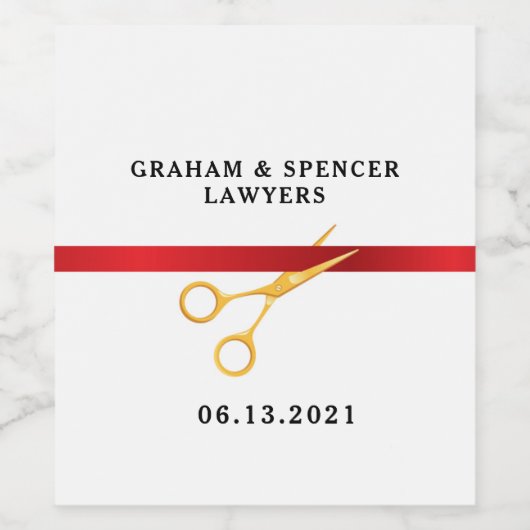 Grand Opening Weinetikett (Einzelnes Label)