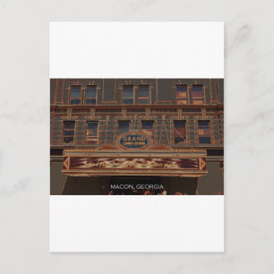 GRAND OPERA HOUSE - MACON, GEORGIA POSTKARTE