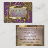 Grand Orchid Fillmore Elegante Beruflich Visitenkarte (Vorne/Hinten)