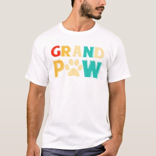 Grand Paw Dog TShirt Grandpaw Opa Dog Lover Vi (Vorderseite)